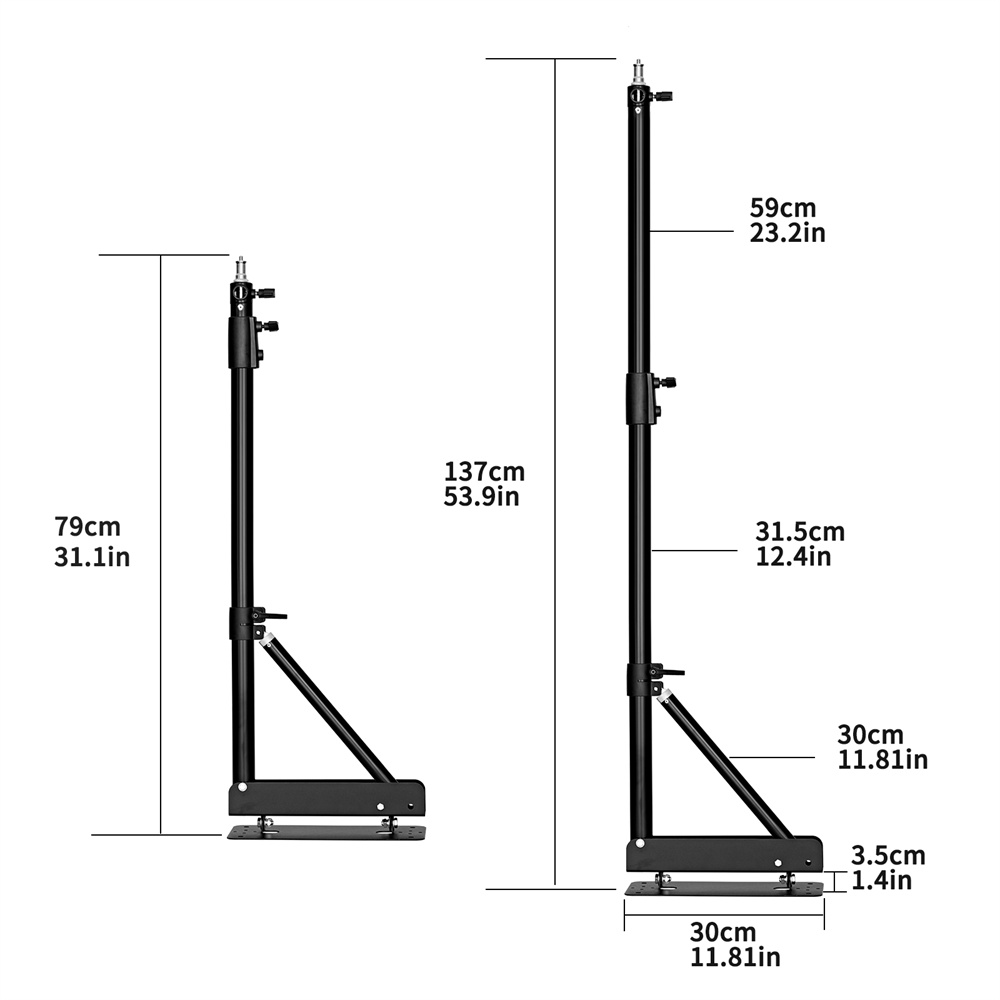 100/135/ 170cm Wall Mounting T - огляд і ціна Photography Lighting Triangle