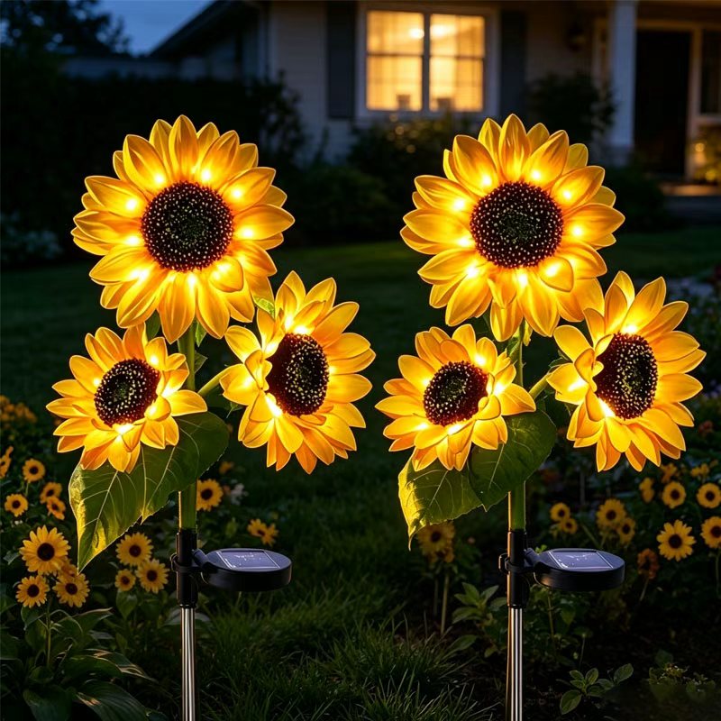 2 Pack Solar Sunflower Outdoor - огляд і ціна Flower Photography Led Lighting Pack