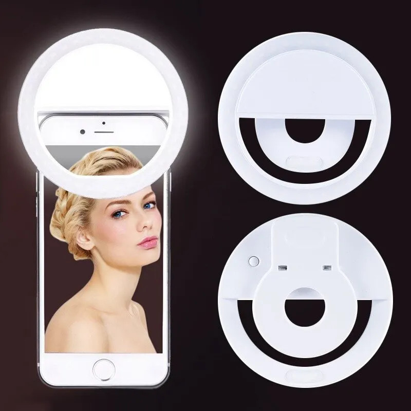 USB Rechargeable LED Selfie Ri - огляд і ціна Photography Lighting Game