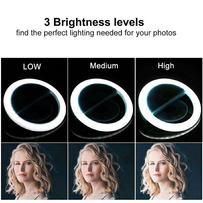 LED Selfie Ring Light 3 Level  - огляд і ціна Photography Lighting Game