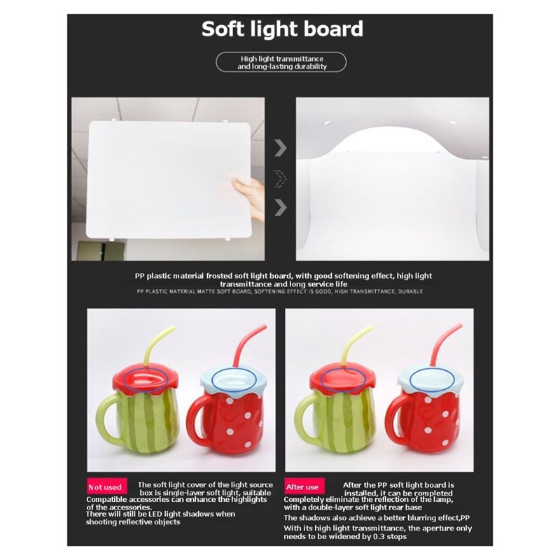 DT24 LED Photo Light Box Dimma - огляд і ціна Jewelry Photography Lighting Kit