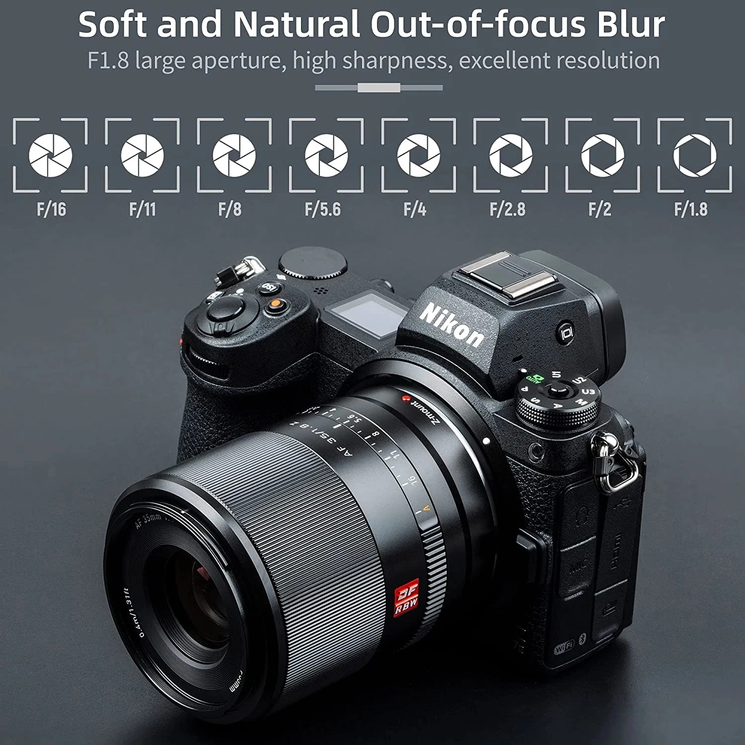 NEW VILTROX AF 35mm F1.8 Nikon - огляд і ціна Nikon Camera Z50