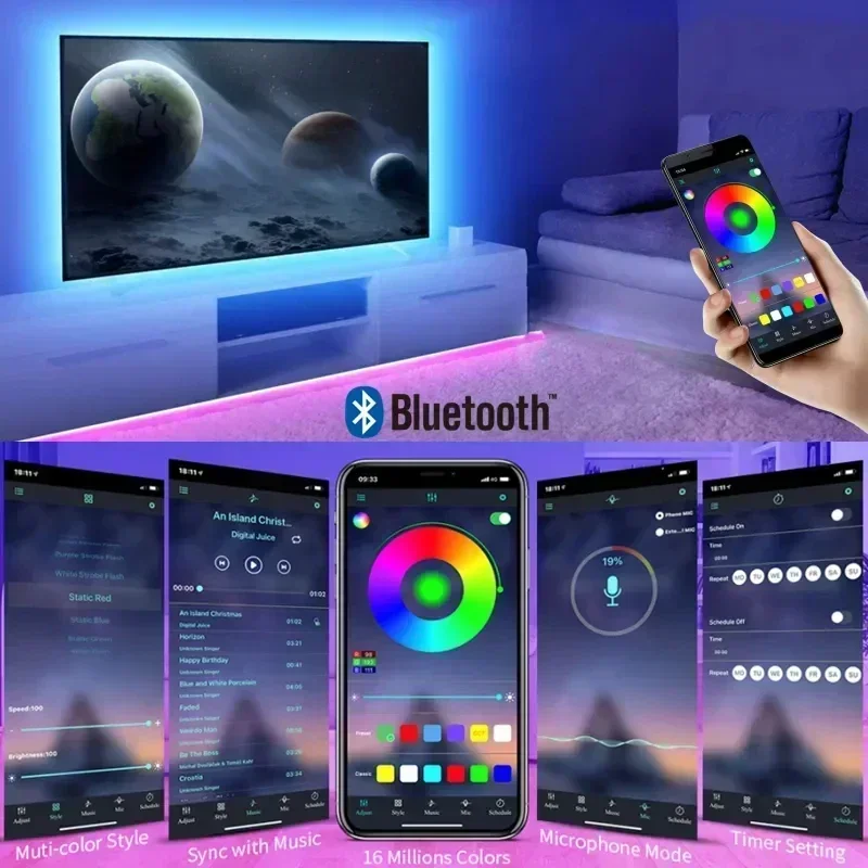 Smart RGB LED Gaming Light Str - огляд і ціна Photography Lighting Game