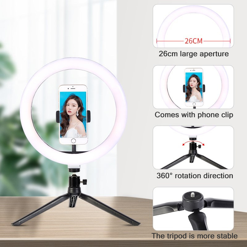 26cm 10 inch Led Ring Selfie L - огляд і ціна Photography Lighting Kits