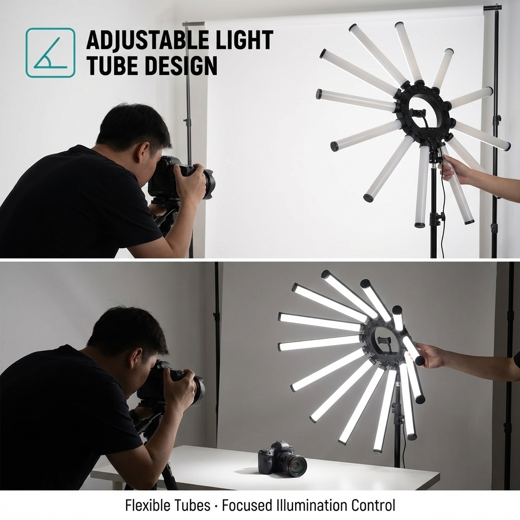 12 Arms Multi Tube Photography - огляд і ціна Photography Lighting Kits