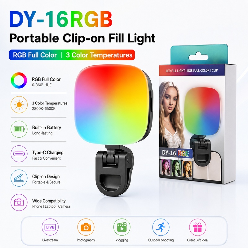 Portable RGB LED Fill Light Po - огляд і ціна Photography Lighting Rgb