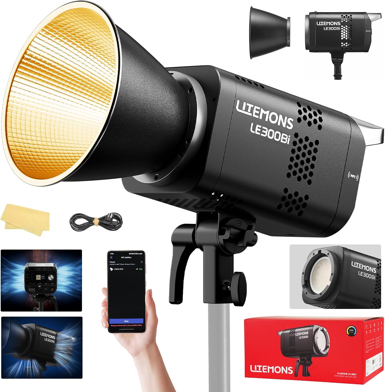 RGB LED Video Lighting Kit, 3- - огляд і ціна Photography Lighting Kits