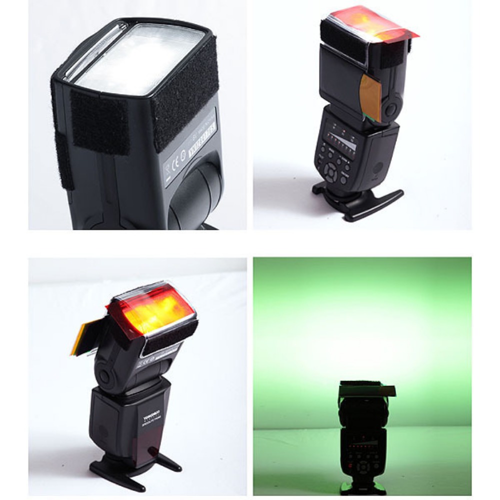 12 Colors Camera Flash Gels Li - огляд і ціна Photography Lighting Kits