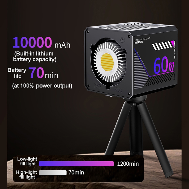 60W RGB Video Light Portable L - огляд і ціна Photography Lighting Rgb