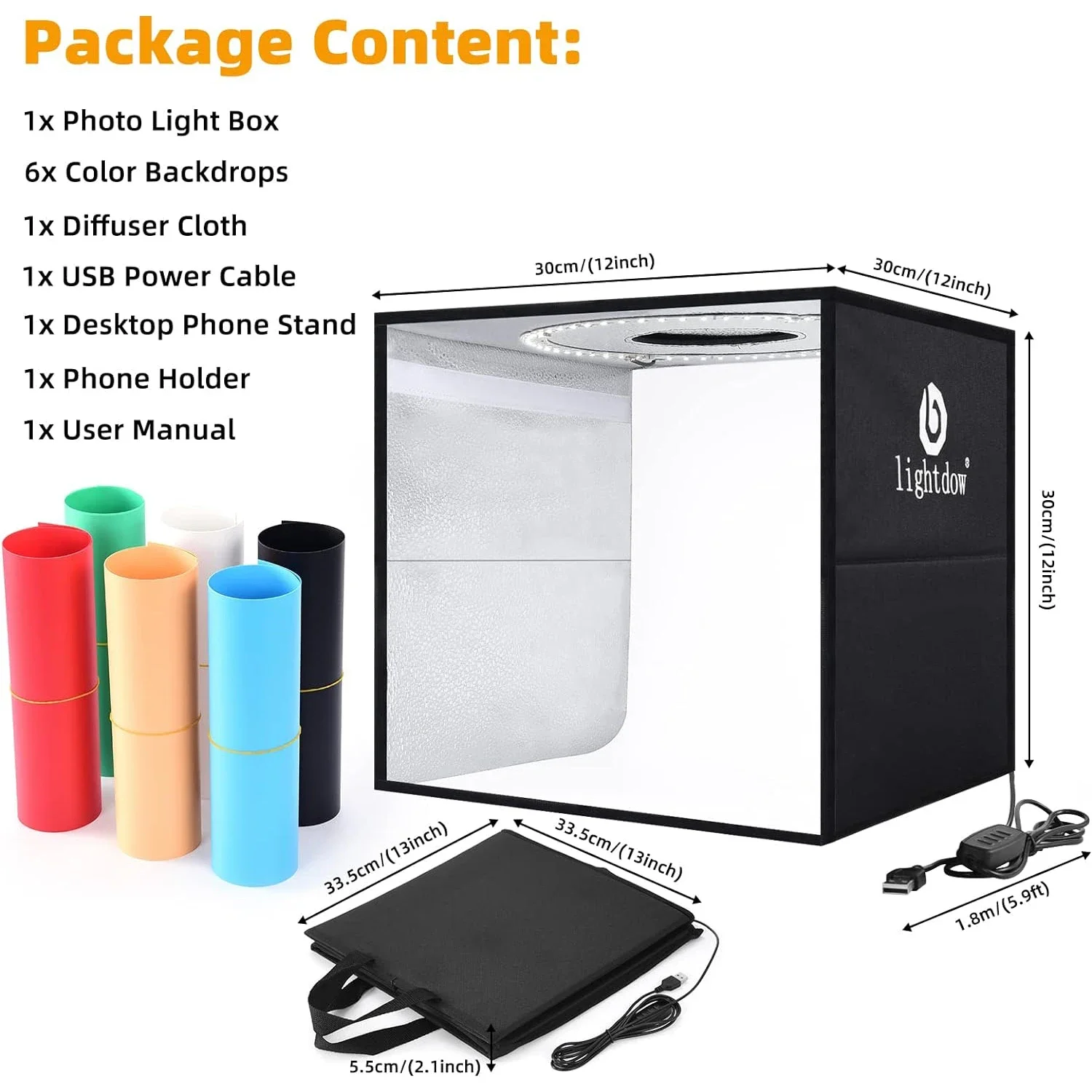 Lightdow Dimmable Photo Box LE - огляд і ціна Photography Lighting Kits