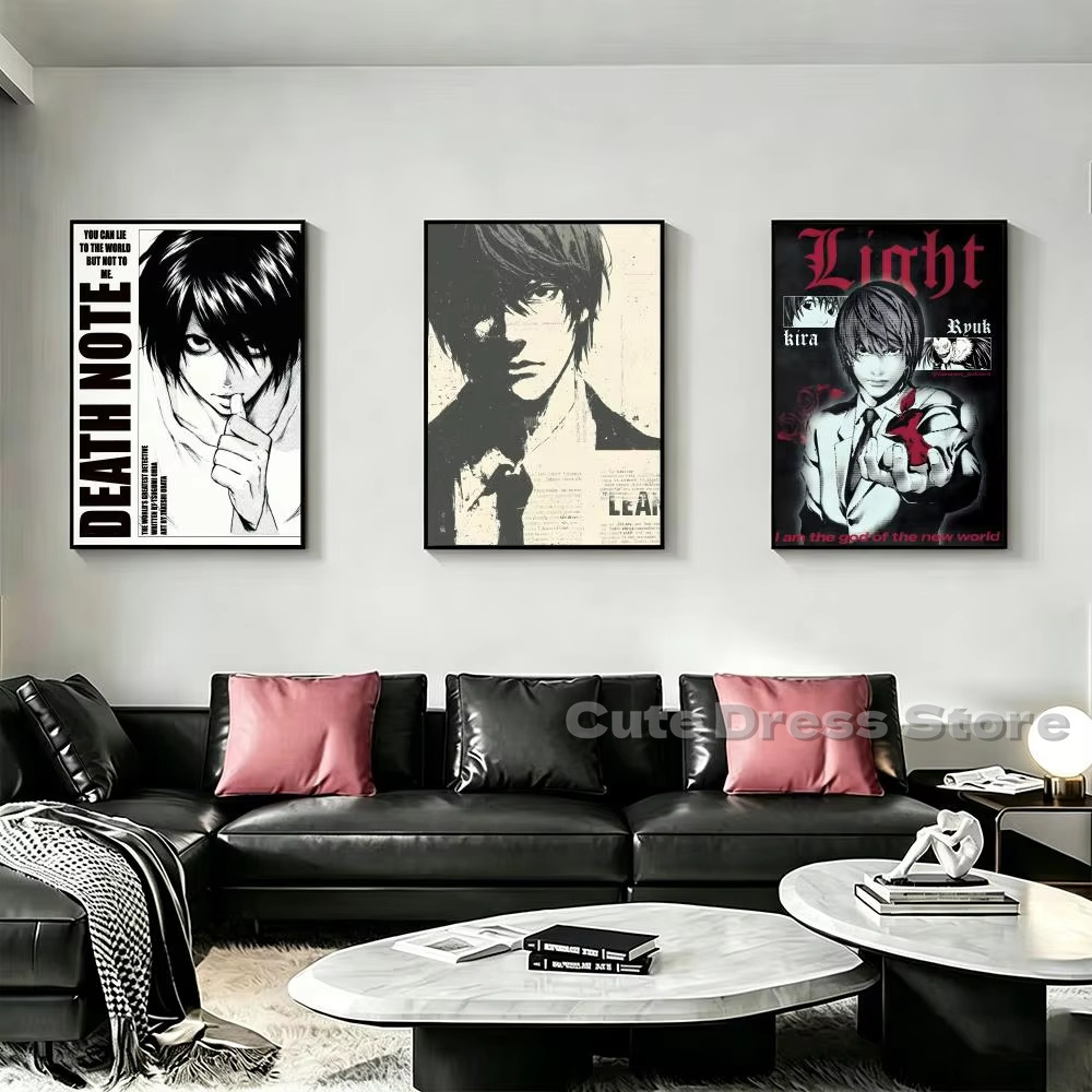 Death Note Canvas Print Unfram - огляд і ціна Photography Lighting Game