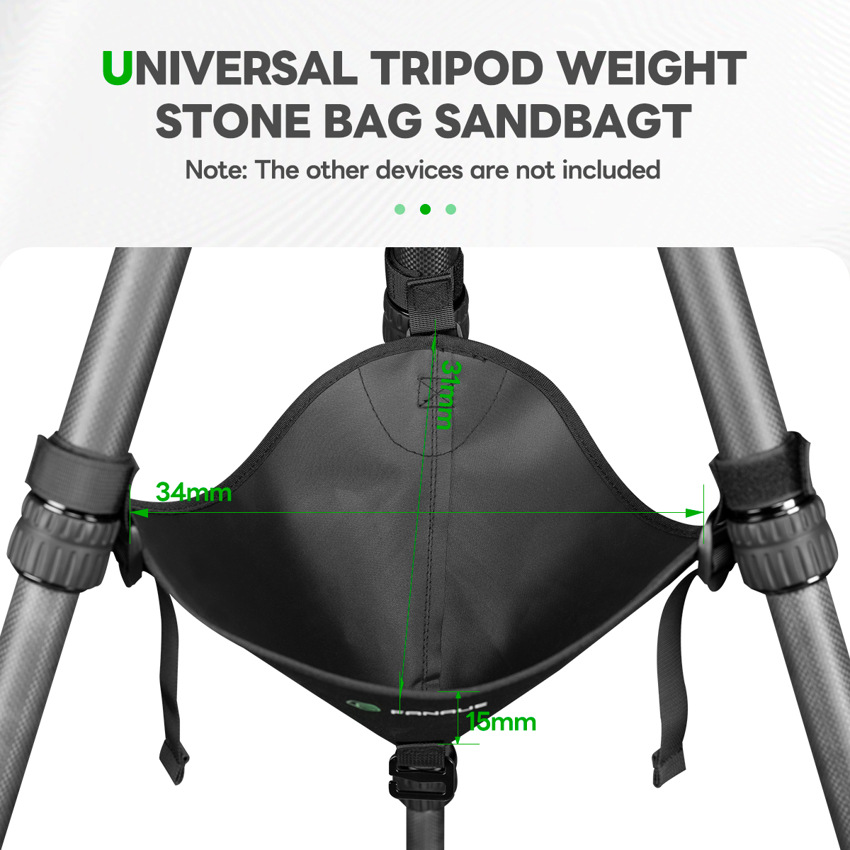 FANAUE Tripod Stone Bag Studio - огляд і ціна Photography Lighting Weight Bags