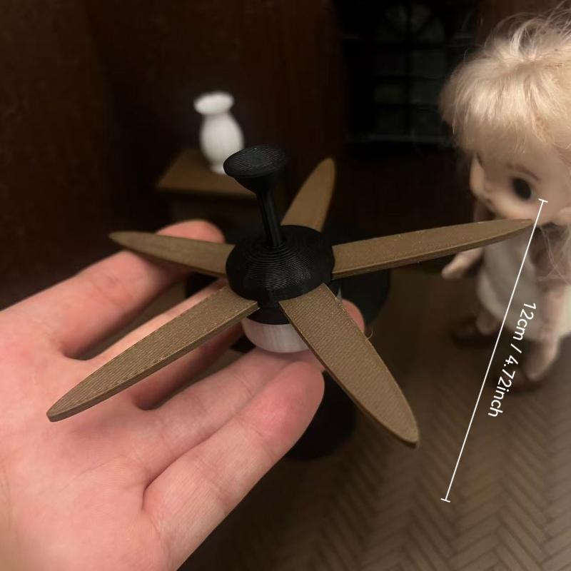 Miniature Ceiling Fan with LED - огляд і ціна Vintage Photography Lighting
