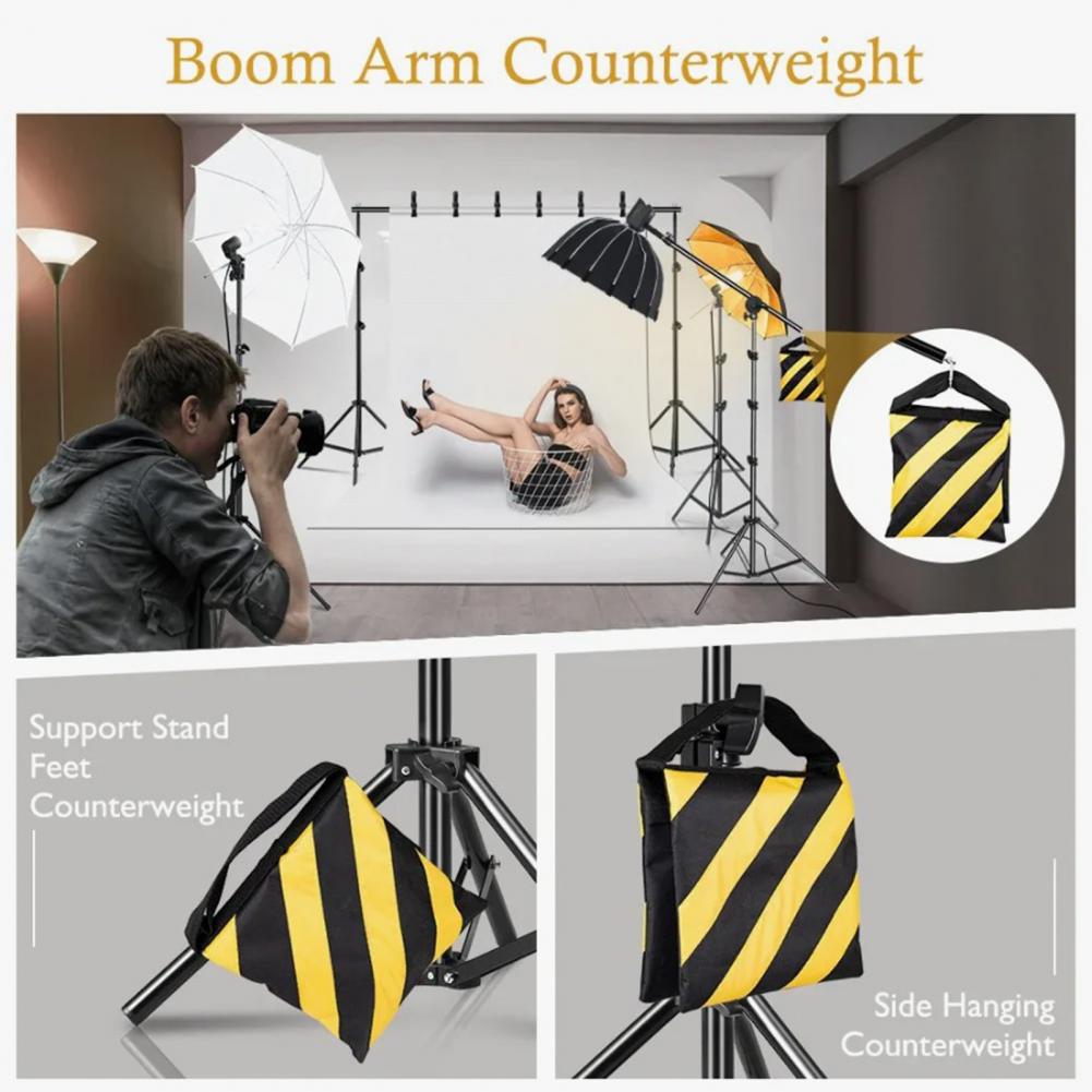 Foldable Sandbags Striped Sand - огляд і ціна Photography Lighting Weight Bags