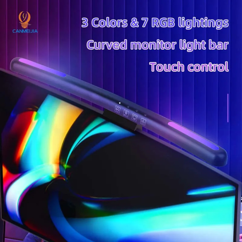 Curved LED Monitor Light Bar U - огляд і ціна Photography Lighting Game