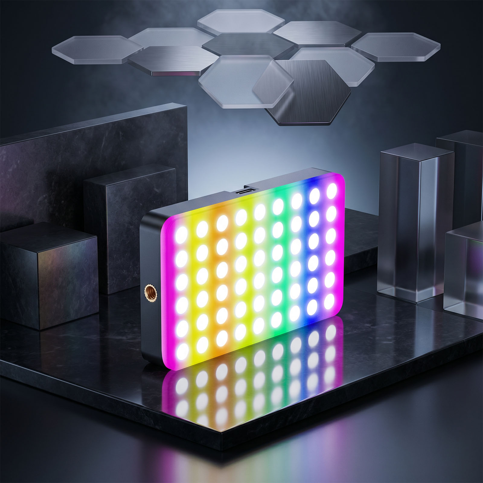 6.5W RGB LED Video Light 2700K - огляд і ціна Photography Lighting Type